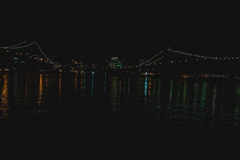 Bridges at night