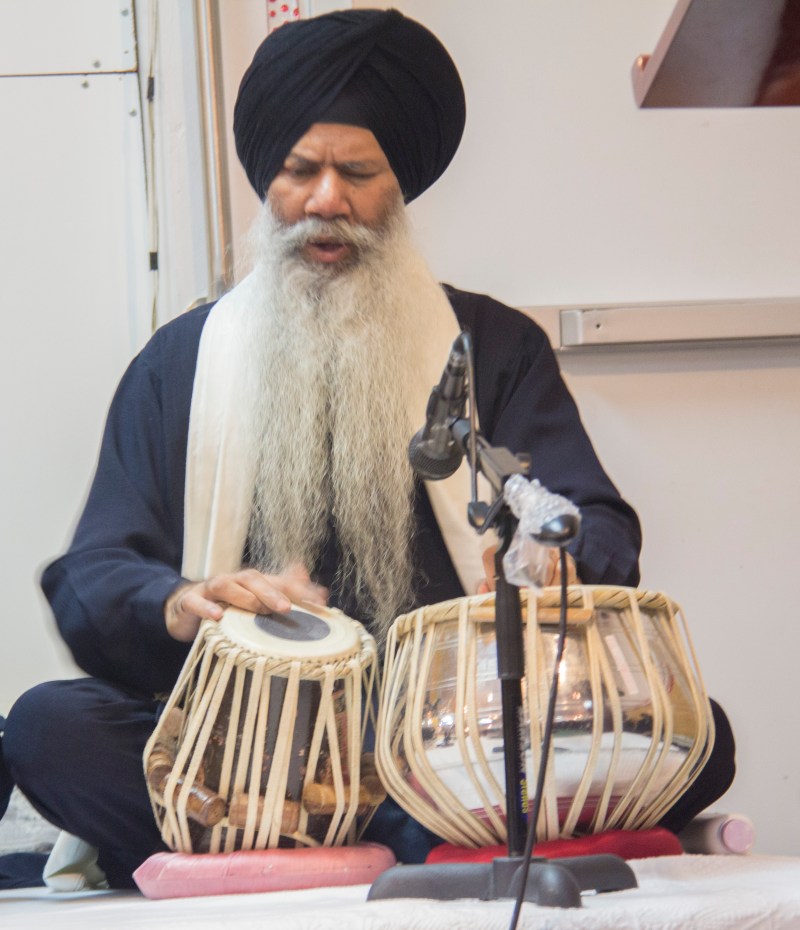Sikh man on tabala
