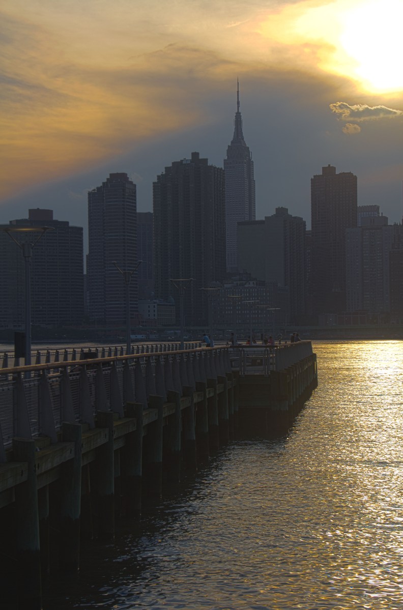 boardwalk and skyline