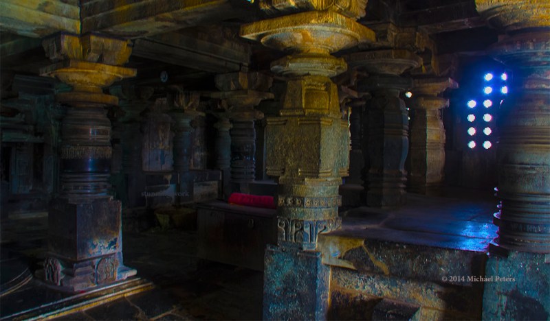 Relic-Inside Belur temple