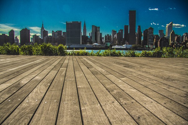 Boardwalk skyline
