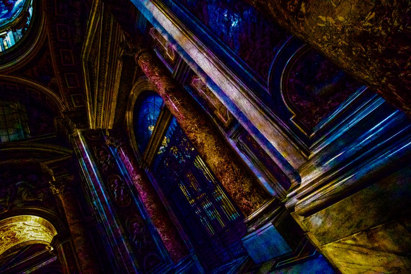 Inside the St. Peter's Basilica